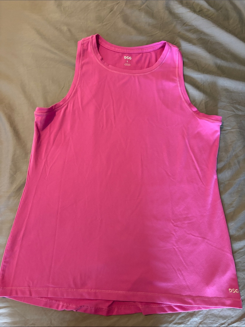 DSG Hot Pink Athletic Tank Top